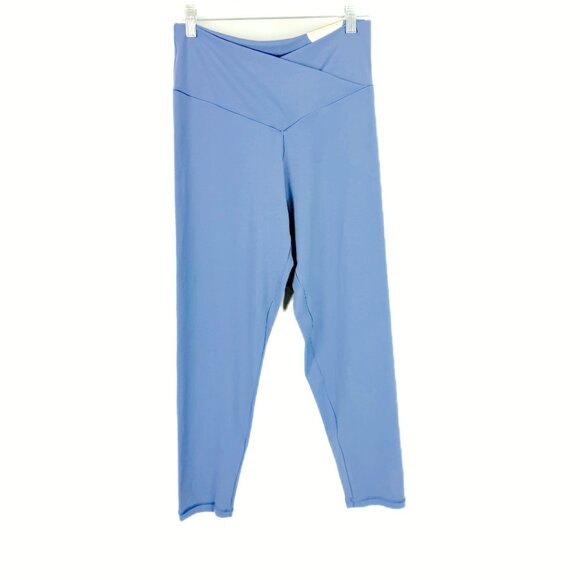 aerie Pants - NWT Aerie Offline Real Me 7/8 Leggings Hi-Rise Crossover Blue Size Small S NEW